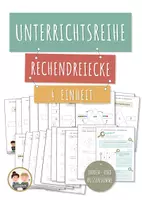 Vorschau - Arbeitsblätter - 4. Stunde: Rechendreiecke – Innen- und Außensumme untersuchen - Deckblatt