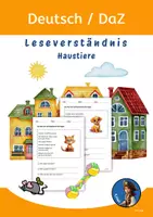 Vorschau - Arbeitsblätter - DAZ/DAF Leseverständnis_Haustiere - Deckblatt