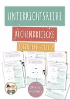 Vorschau - Unterrichtsreihen - 3. Stunde: Rechendreiecke – (Teil2) Innen- /Außenzahlen erforschen - Deckblatt