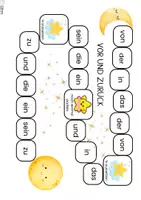Vorschau - Spiele - Die häufigsten Wörter spielerisch lesen üben - Blitzlesen (1/4) - Seite 3