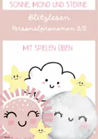 Vorschau - Spiele - Mit Spielen üben: Blitzlesen Personalpronomen 2 - Deckblatt