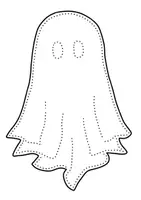 Vorschau - Mal- und Bastelvorlagen - Geister zum Ausmalen & Prickeln - Prickelbilder für Halloween - Seite 2
