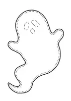 Vorschau - Mal- und Bastelvorlagen - Geister zum Ausmalen & Prickeln - Prickelbilder für Halloween - Seite 3