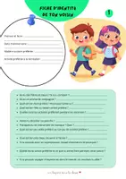 Aperçu - Préparation de séance / Séance complète - Connais tu ton voisin de classe, un léopard dans la classe - Page 1