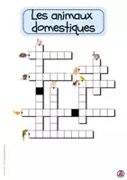 Vorschau - Arbeitsblätter - Les animaux domestiques (les mots croisés en images) Kreuzworträtsel - Seite 2