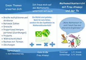 Vorschau - Poster - Flyer für den Mathematikunterricht - Seite 1