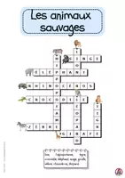 Vorschau - Arbeitsblätter - Les animaux sauvages (les mots croisés en images) Kreuzworträtsel - Seite 3