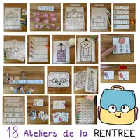 Aperçu - Préparation de séance / Séance complète - 18 ateliers de la RENTREE - Page de couverture
