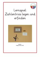 Vorschau - Spiele - Legespiel: Zahledreiecke legen und erfinden - Zahlzerlegung - Deckblatt