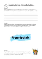 Vorschau - Arbeitsblätter - Merkmale von Freundschaften - Seite 2