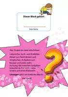 Vorschau - Stundenentwürfe - Rätselblock ab 3 Jahre, Band 2 - Seite 1