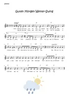 Vorschau - Arbeitsblätter - Begrüßungslied: Guten Morgen Wetter-Swing - Seite 2