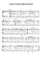 Vorschau - Arbeitsblätter - Begrüßungslied: Guten Morgen Wetter-Swing - Seite 3