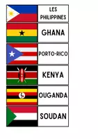 Aperçu - Cartes / Images - Drapeaux pays anglophones - Page de couverture
