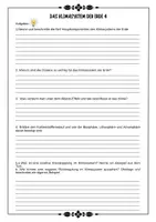 Vorschau - Arbeitsblätter - Klimawandel - das Klimasystem der Erde / Wechselwirkungen / CO2 mit Lösung (Klasse 8 9 10 11) - Seite 3