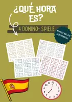 Vorschau - Spiele - Domino - Spanisch - Uhrzeit "¿qué hora es?" - Deckblatt