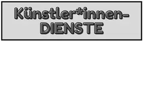 Vorschau - Poster - Künstler*innendienste - Seite 1