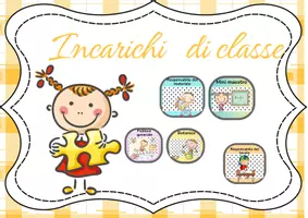 anteprima - Etichette / Segnalibri - CARTE INCARICHI - Pagina di copertina