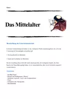 Vorschau - Arbeitsblätter - Das Mittelalter im Kunstunterricht - Seite 1