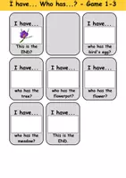 Vorschau - Arbeitsblätter - I have, who has? “Easter” - Lesespiel Englisch (Ich habe, wer hat?) - Seite 3