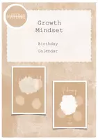 Vorschau - Anderer Materialtyp - Growth Mindset Birthday Calendar von MATERIALsammlung - Deckblatt