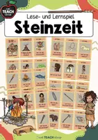Vorschau - Stationenlernen - Die Steinzeit - Ich habe ... wer hat...? - Lernspiel - Deckblatt