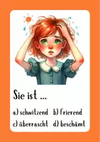 Aperçu - Cartes d'exercices - Gefühle, Aufgabenkarten / Sentiments en allemand : cartes d'exercices - Page 2