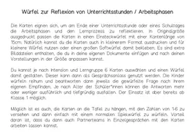 Vorschau - Bildkarten - Reflektieren / Reflexion mit dem Erzählwürfel - Seite 1