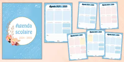 Aperçu - Outils du professeur - Agenda scolaire 2024 - 2025 - Réunion - Page de couverture