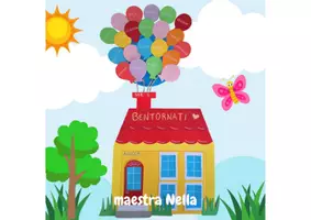 anteprima - Altro tipo di materiale - cartellone BENTORNATI/BENVENUTI per la porta dell'aula - Pagina di copertina