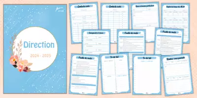 Aperçu - Outils du professeur - Annexes de Direction du Carnet de bord 2024 - 2025 - Page de couverture