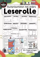 Vorschau - Unterrichtsreihen - Buchpräsentation mal anders - Leserolle - Deckblatt