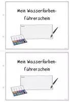 Vorschau - Unterrichtsreihen - Wasserfarbenführerschein - Mini-Heft für die 2. Klasse - Seite 2