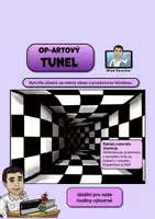 Náhled - umění - krok za krokem: Op-artový tunel - krycí list