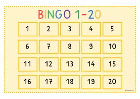 Vorschau - Spiele - 5 Bingo-Spiele im Zahlenraum 20 - Zahlen bis 20, Plus, Minus - Seite 1