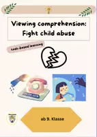 Vorschau - Arbeitsblätter - Hörsehverstehen: Fight Child Abuse, ab 9. Klasse, task-based learning - Deckblatt