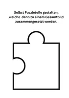 Vorschau - Arbeitsblätter - Puzzleteile Vorlage 4 Teile vierteilig blanko - Seite 3