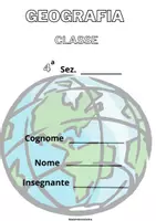 anteprima - Altro tipo di materiale - Copertine di Geografia classe 4 - Pagina 3