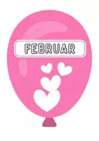 Vorschau - Arbeitsblätter - Geburtstagskalender Heißluftballons - Seite 2