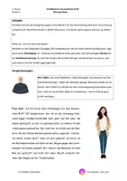 Vorschau - Test - Aufsatz Unfallbericht + Musterlösung + Reflexionsaufgaben - Seite 1
