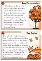 Vorschau - Aufgabenkarten - Tiere im Herbst | Abschreibkartei | Druckschrift - Seite 2