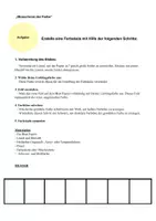 Vorschau - Arbeitsblätter - Monochromes Farbschema im Kunstunterricht - Seite 1