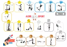 Aperçu - Apprentissages en autonomie - Jeu d'accrosport (jeu de l'oie) - Page de couverture