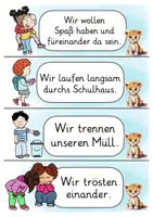 Vorschau - Poster - Klassenregeln Leopardenklasse Klassentier Leopard - Seite 1