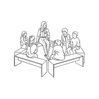 Vorschau - selbst erstellte Cliparts/Grafiken - Cliparts "Im Klassenzimmer" Offene Lernformen / freies Lernen / Churermodell - Seite 2