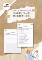 Vorschau - Arbeitsblätter - Leben in der Medienwelt - eine Umfrage durchführen - Deckblatt