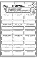 Vorschau - Arbeitsblätter - Let's Flamingle - Speaking Activity (Back to School) - Seite 2