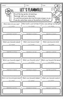 anteprima - Esercizi - Let's Flamingle - Speaking Activity (Back to School) - Pagina 1