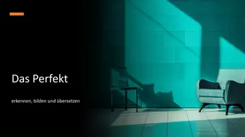 Vorschau - Präsentationen/Tafelbilder - Perfekt (Bildung) Grammatikeinführung - Powerpoint - Seite 2