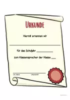 Vorschau - Arbeitsblätter - Klassensprecherwahl Materialpaket - Seite 1